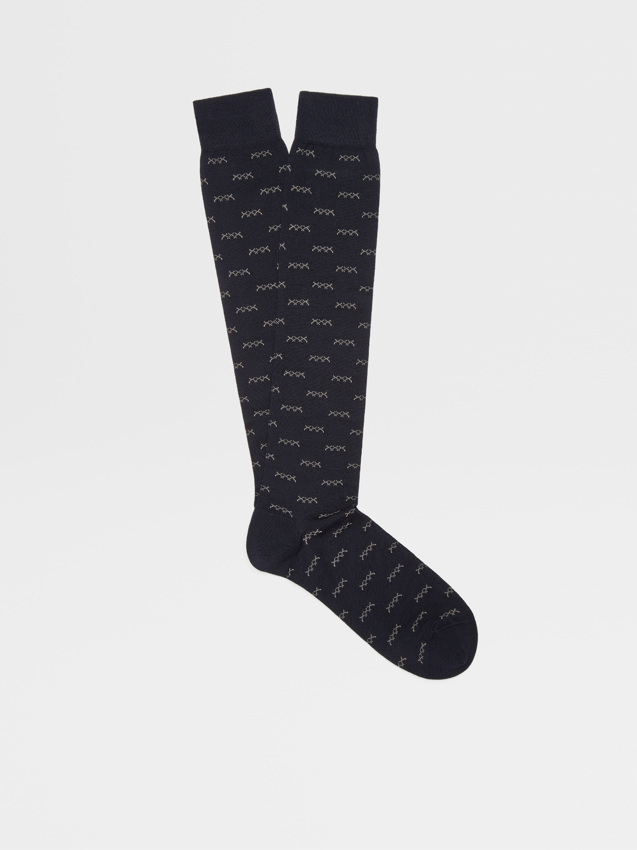 Calcetines Media Pierna Iconic Triple X Azul Marino
